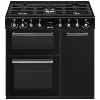 Smeg CX93GMBL Dual Fuel Range Cooker